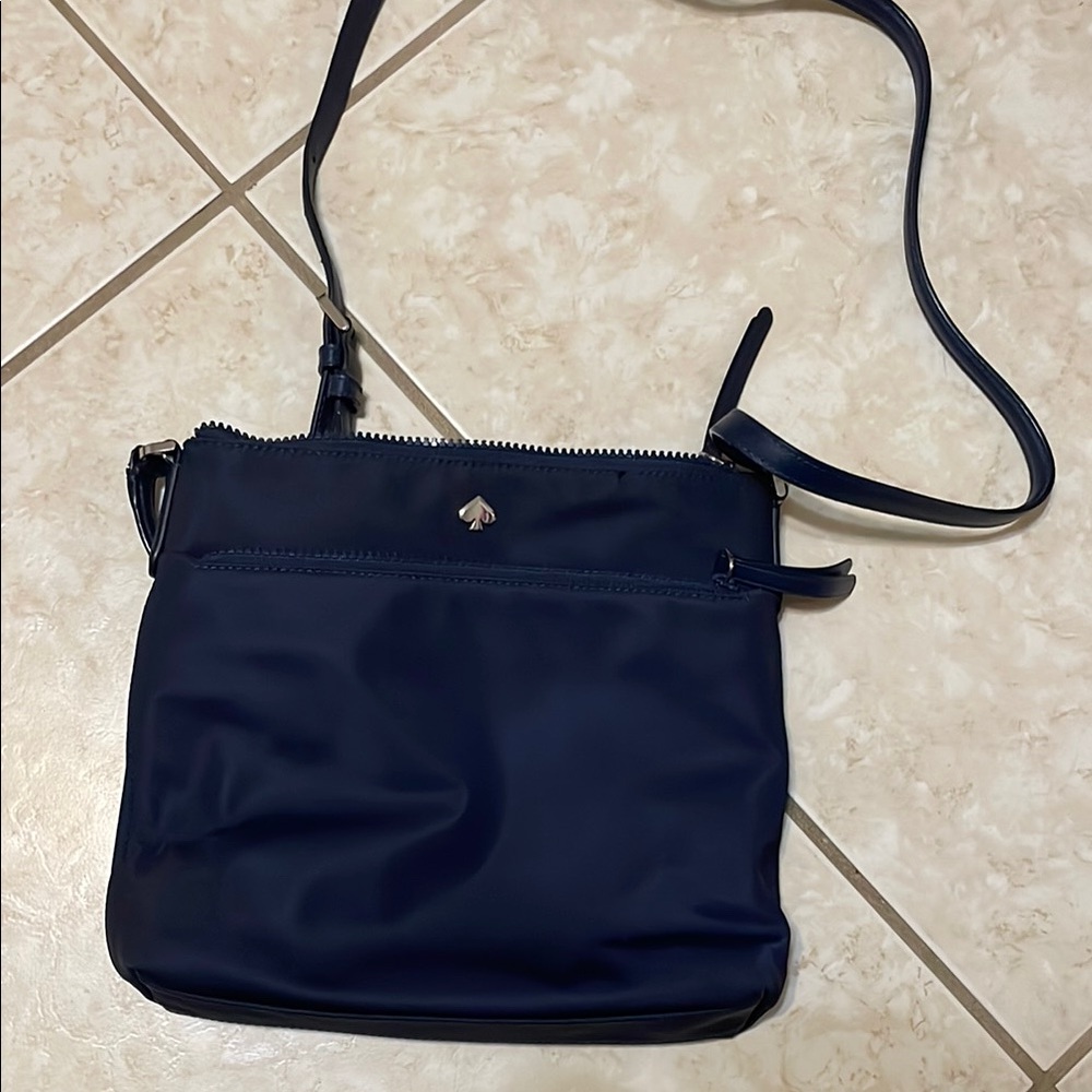 Kate Spade Blue Crossbody Bag with Adjustable Strap